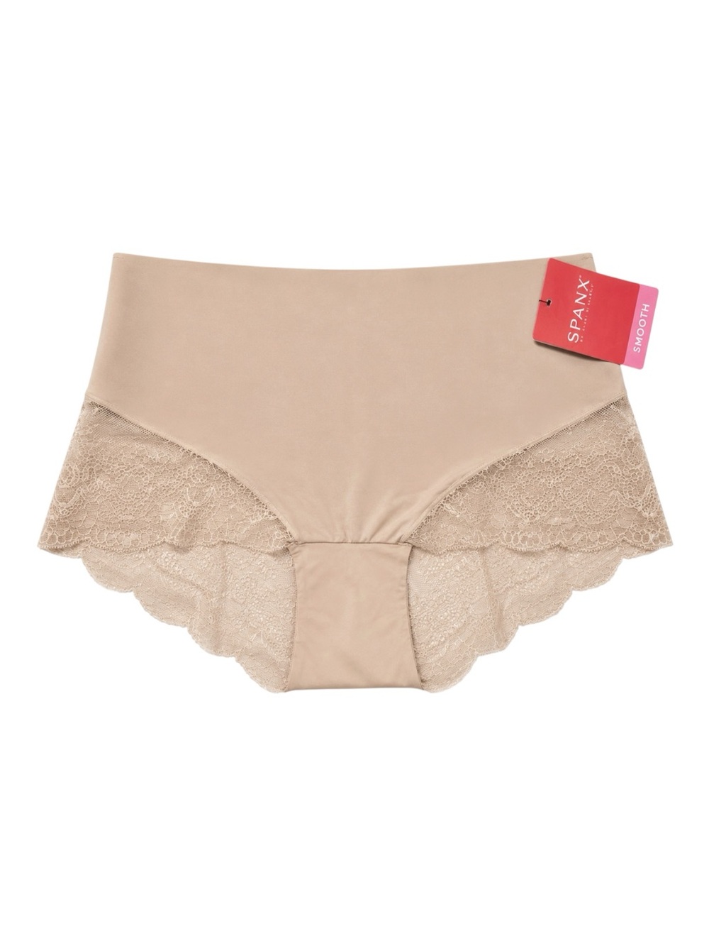 SPANX Undie-Tectable Lace Hi-Hipster Panties Nude XL Smoothing